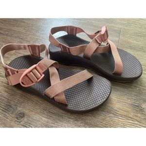Rose Gold Chacos Sandals Size 6